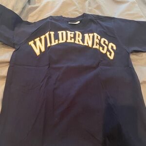 Molo Navy and Yellow Wilderness Tee